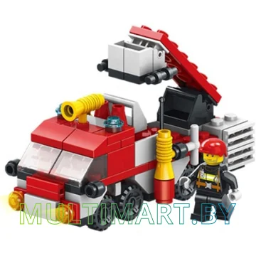 Конструктор Lele Brother 8553 6 в 1 Пожарный отряд картинка 2